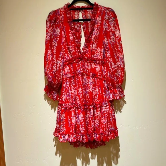 Saints and Secrets Dresses | Saints and Secrets Red Floral | Color: Red | Size: S | Jodifiorino's Closet Saints and Secrets Dresses | Saints and Secrets Red Floral | Color: Red | Size: S | Jodifiorino's Closet